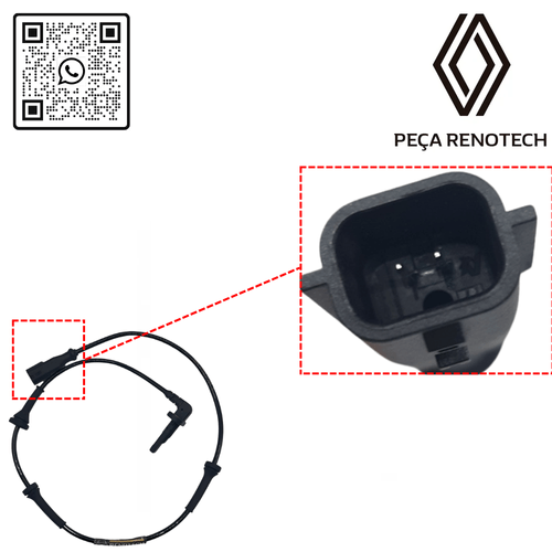 RN 479106-X 479106406R SENSOR DO ABS DIANT. MASTER 2.3 16V 13... 2